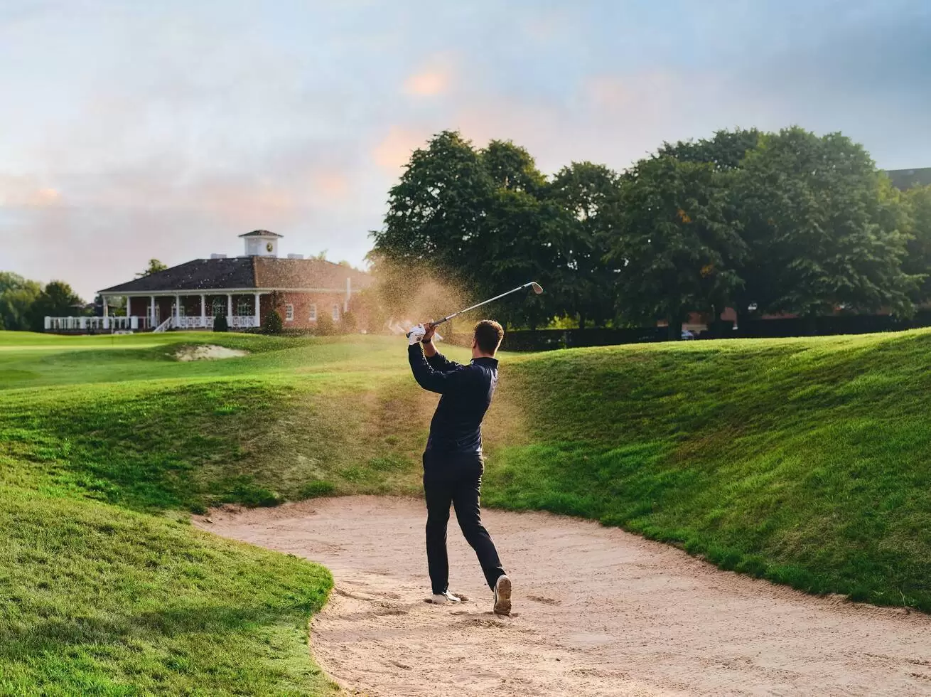 Relaxed golf moments