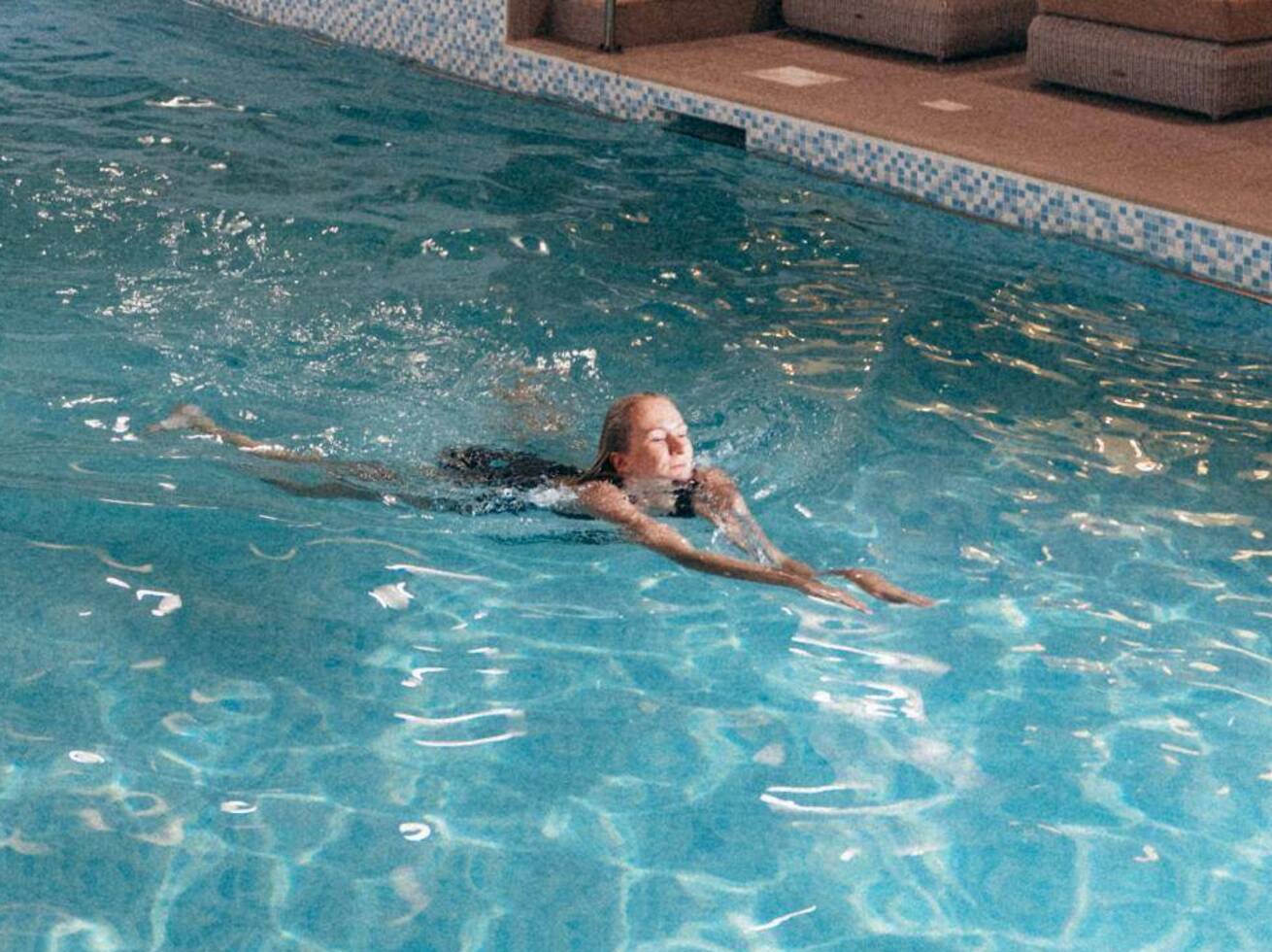 Morning swims and energising workouts
