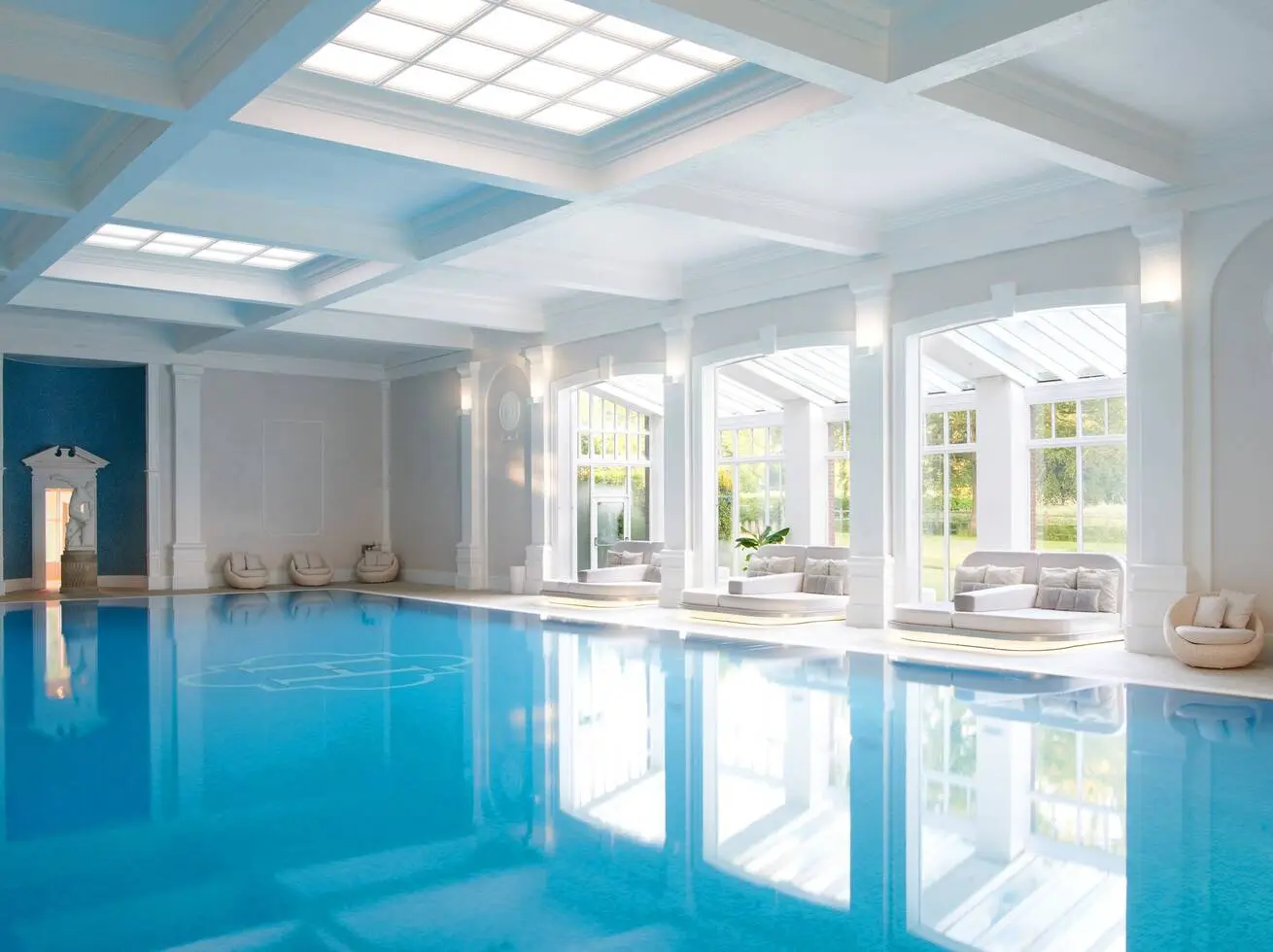Serene indoor pools