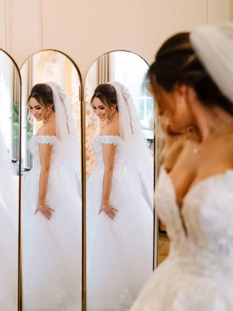 Bridal prep room