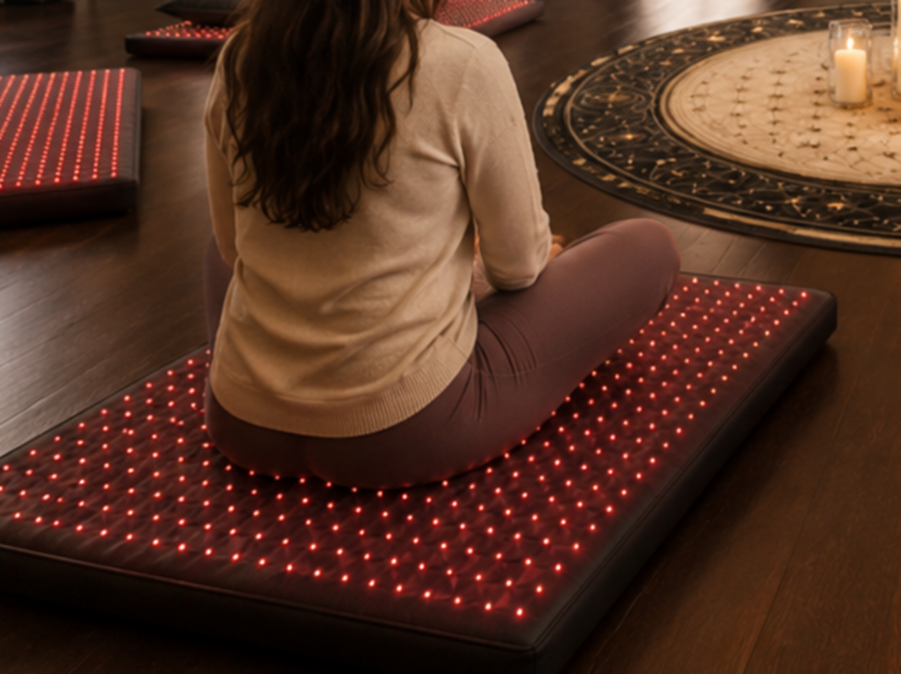 Full-body red and near-infrared LED light therapy